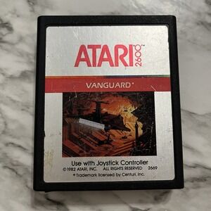 Vanguard 1982 Vintage Atari 2600 Cartridge Only Retro Video Game 80's Nostalgia